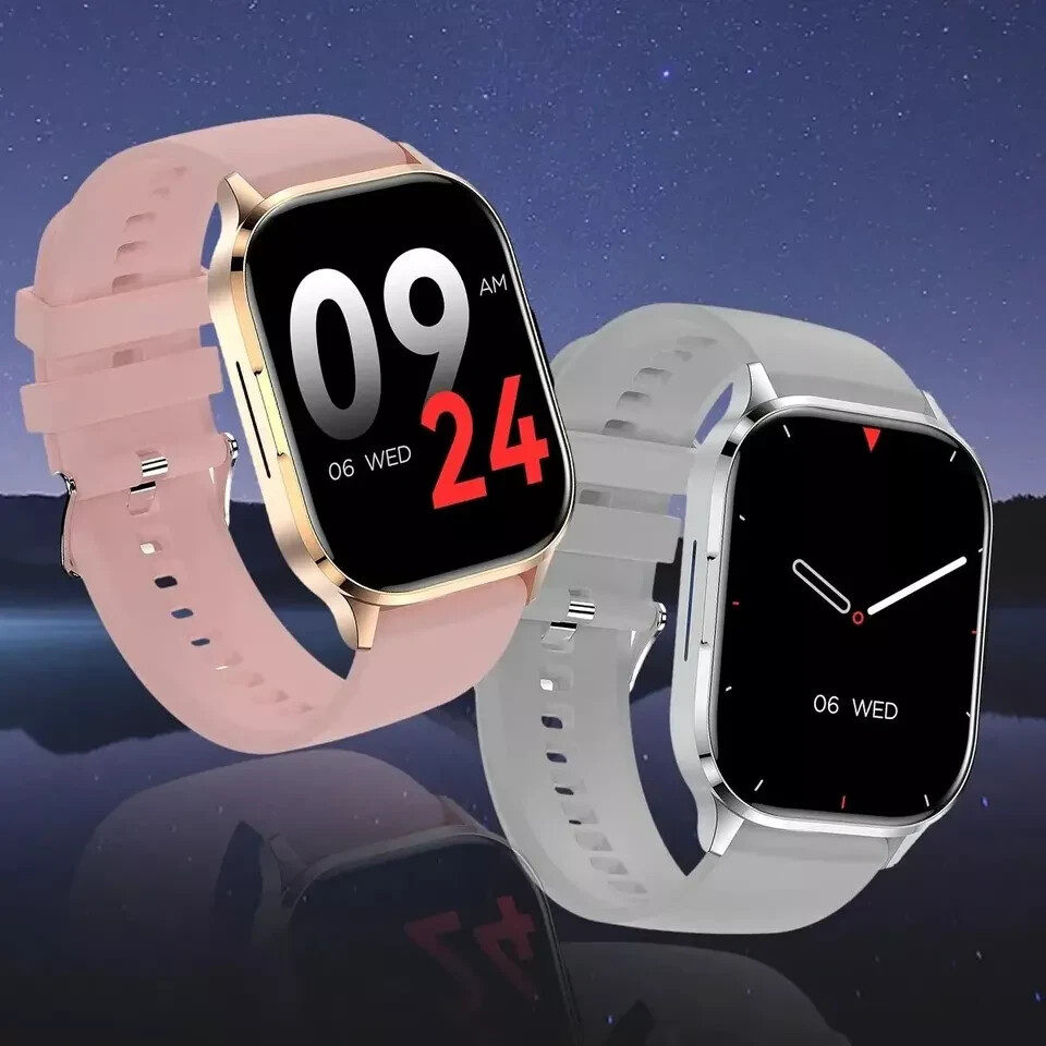 2024 New 2.01-inch Men’s and Women’s Bluetooth Call Couple Smart Watch Android