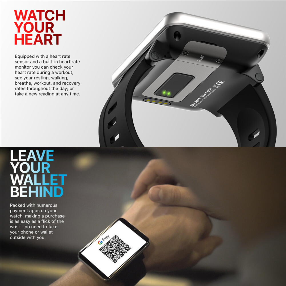 Men 4G Watch Smart Phone Watches Android 7.1 3G RAM 32G ROM Camera Video Call