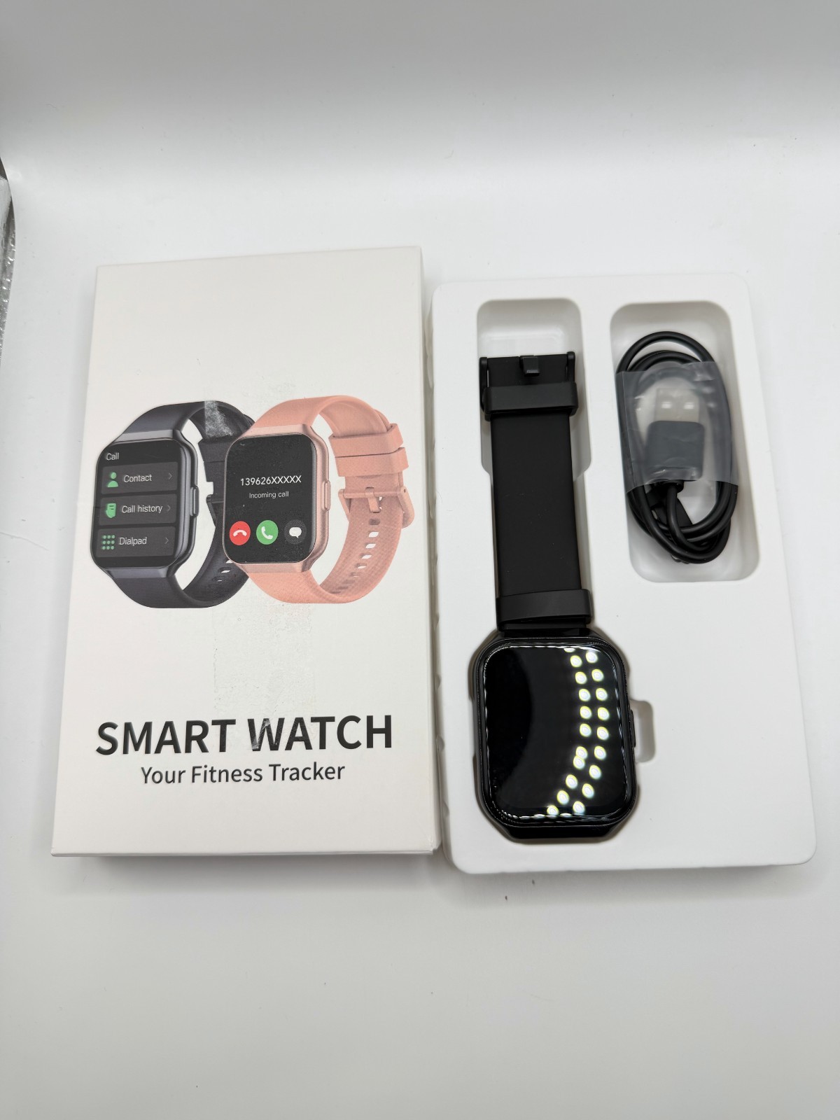 Tikland P98-PK Smart Watch, 1.96″ Pink