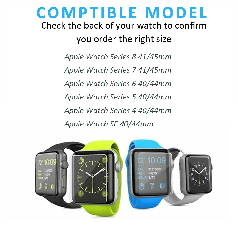Apple Watch Series9 8/7/6/5 Ultra2 Tempered Glass Screen Protector 41/44/45/49mm