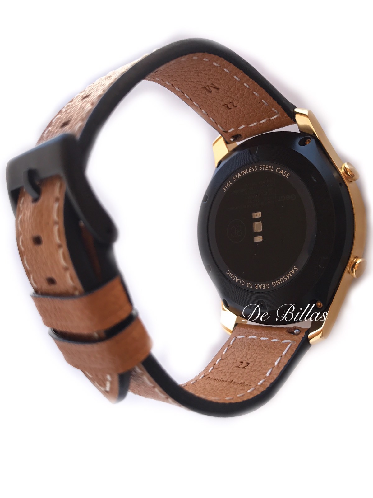 24K GOLD Plated Samsung Gear S3 Classic Smart Watch CUSTOM RARE