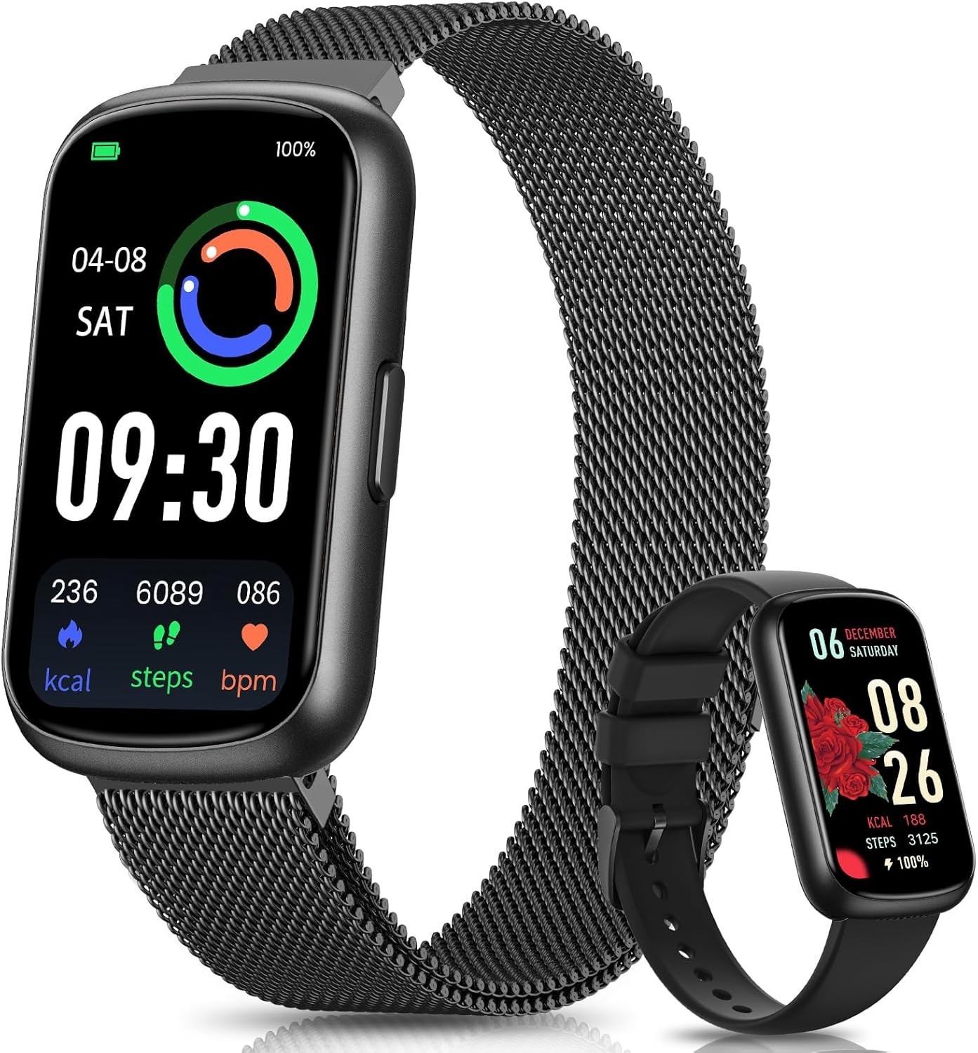Fitness Trackers,Smart Watches for Men with 24/7 Heart Rate