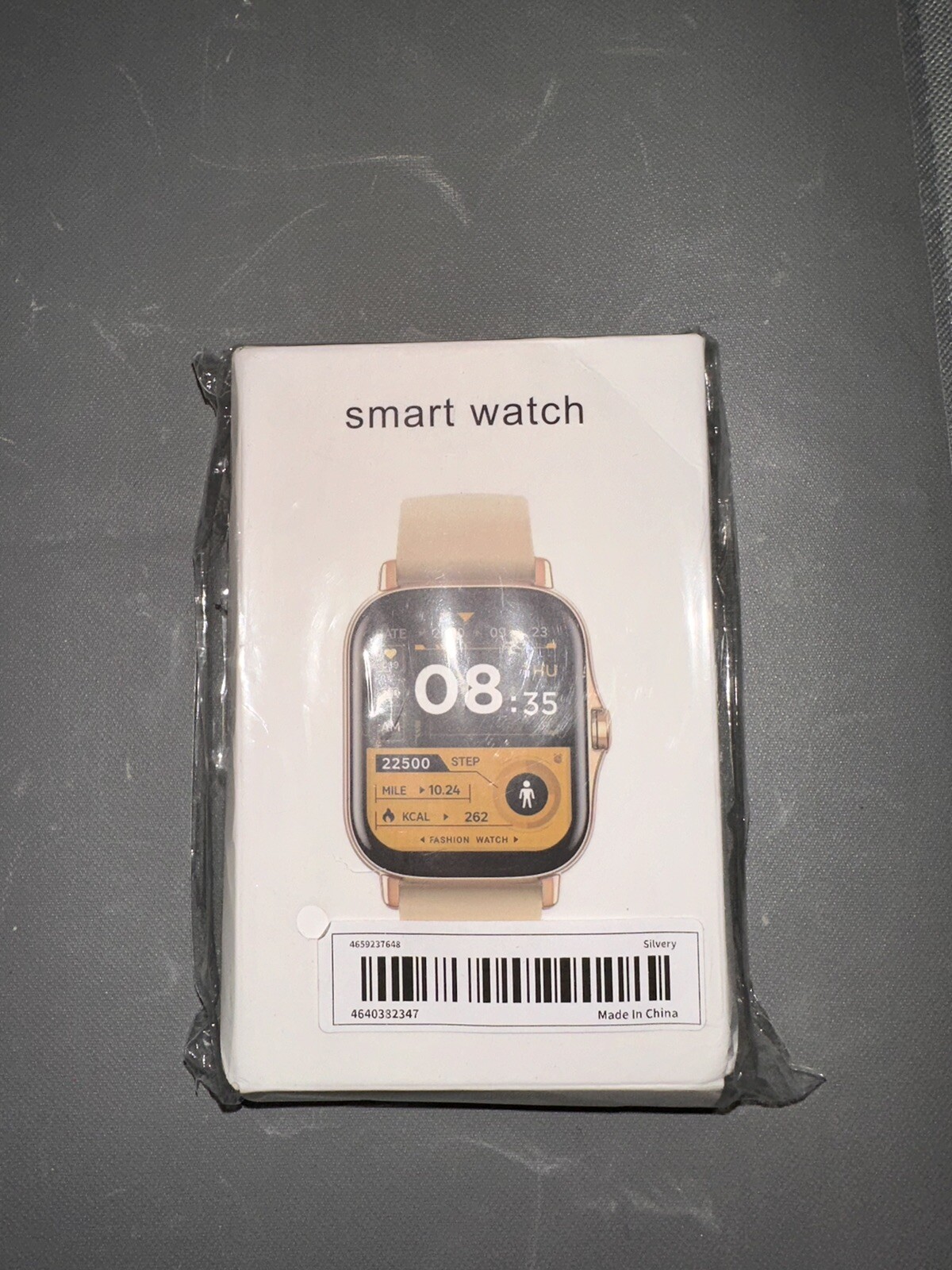 Smart Watch Men/Women Fitness Tracker Bluetooth Waterproof iPhone Samsung-Silver