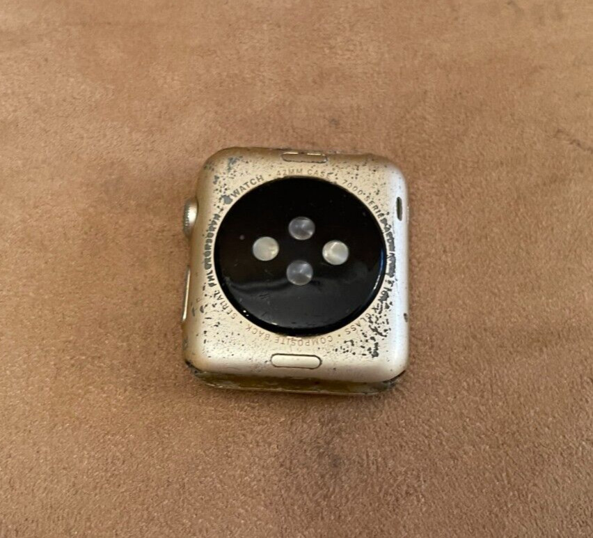Apple Watch Series 1 for Parts or repair gold rose 42 MM 32 MM lot pair 2
