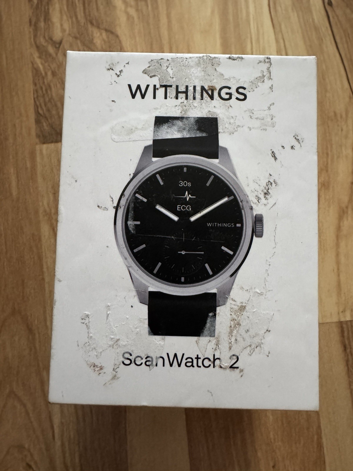 Withings ScanWatch 2 Heart Health Hybrid Smartwatch 42mm (Black/Silver)