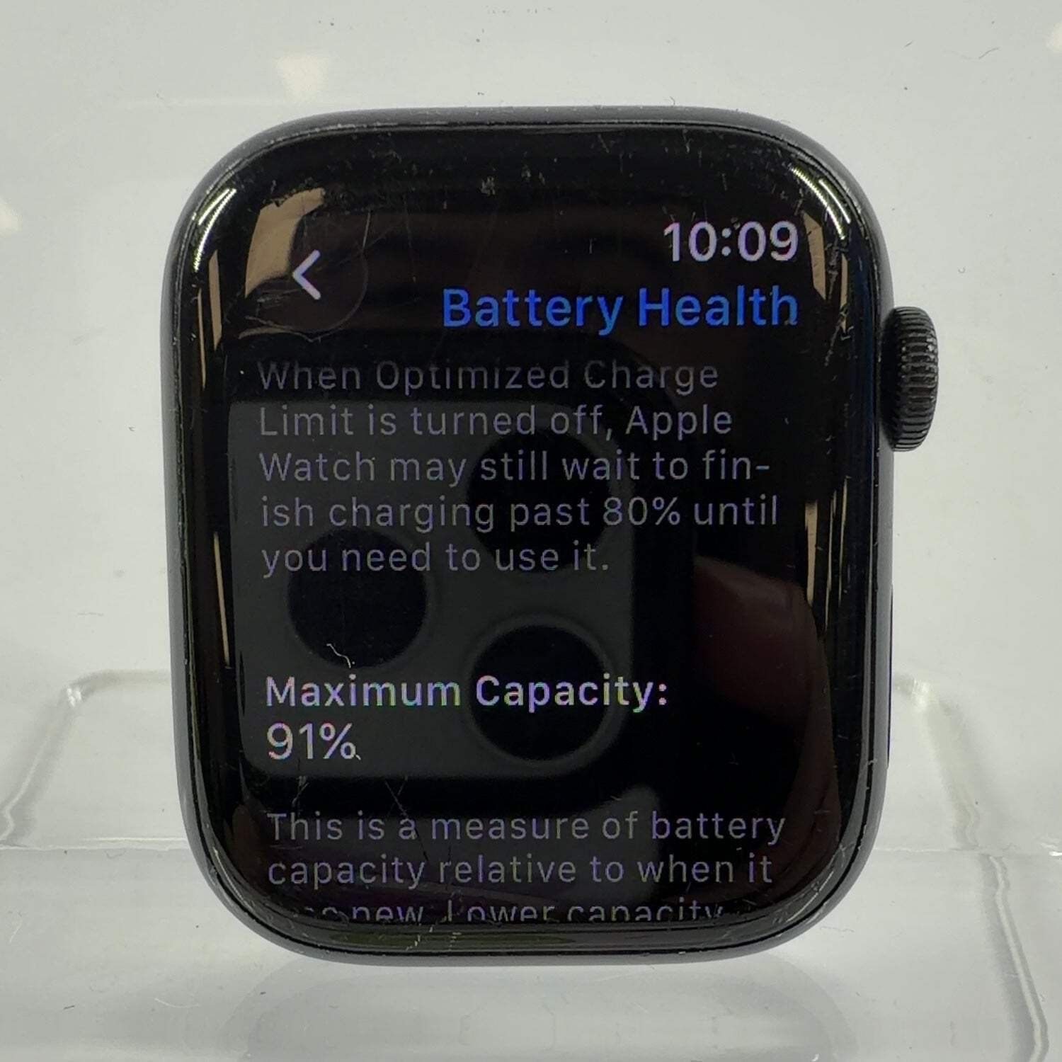 GPS Only Apple Watch Series 9 45MM Midnight Aluminum MR9A3LL/A Face Only