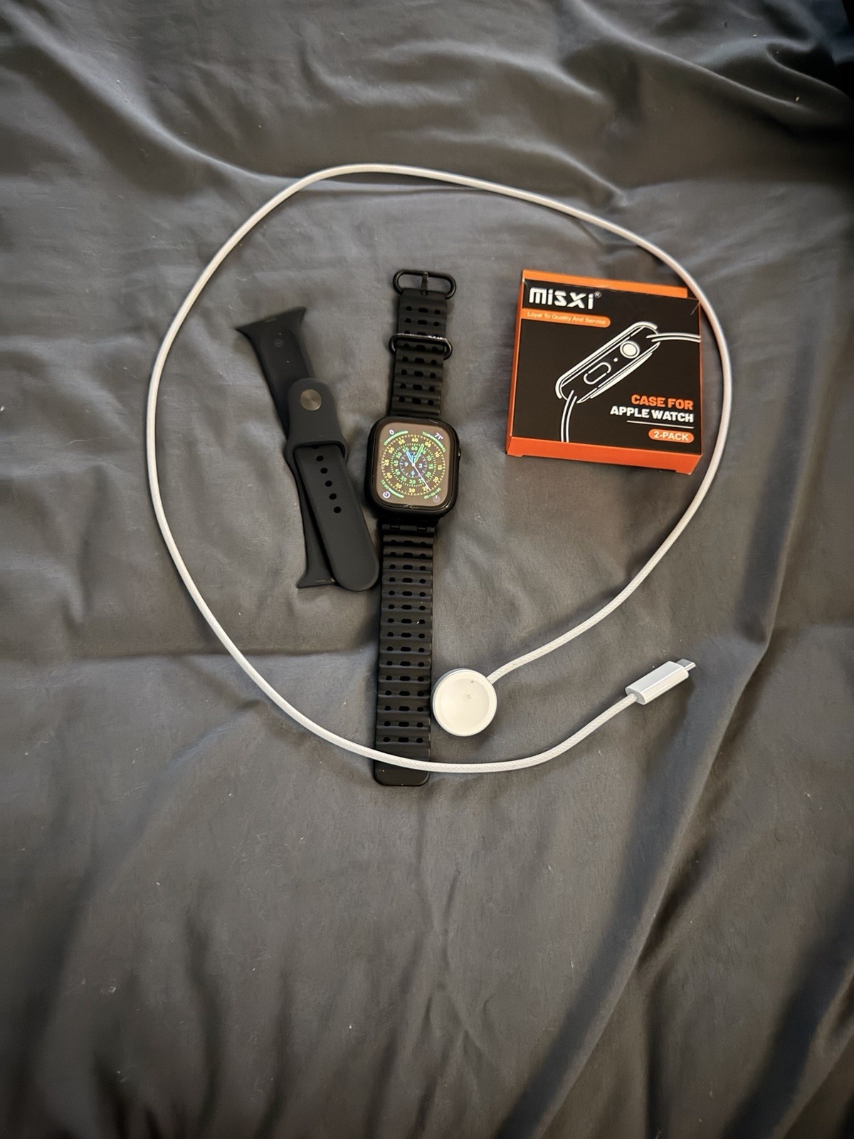 Apple Watch Series 11 46mm GPS Black – Complete Bundle w/ Unused OEM Band⁠
