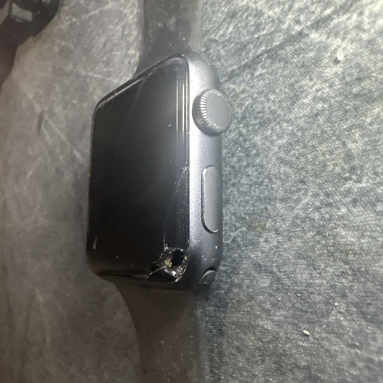 Apple Watch Series 2 42mm Aluminum Case Space Grey, Black/Gray TESTED WORKS
