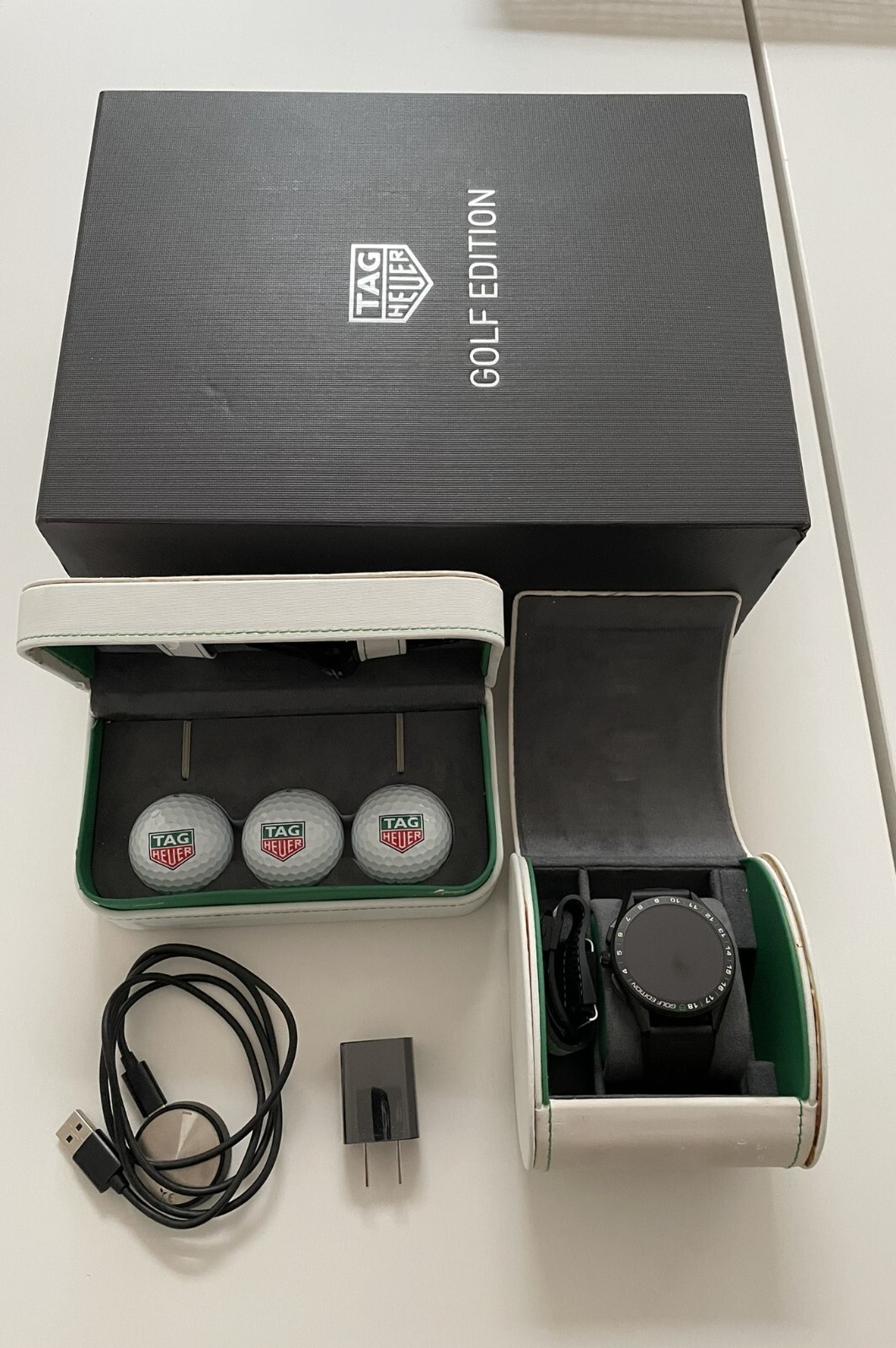 Tag Heuer Connected Titan Black SBG8A Golf Edition Touchscreen Smartwatch