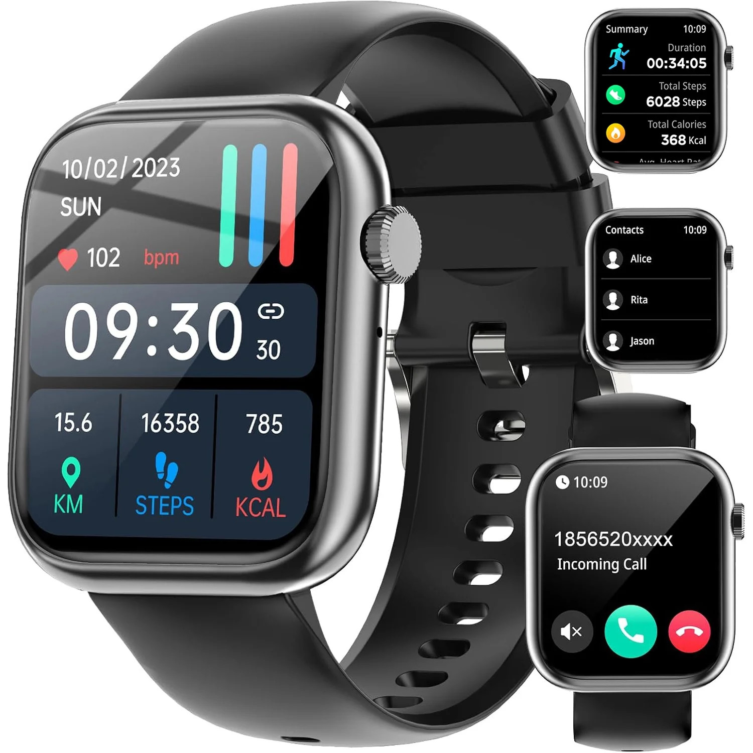 Smart Watch Answer/Make a Call Bluetooth Smart Watch for IOS Android Men’S and W