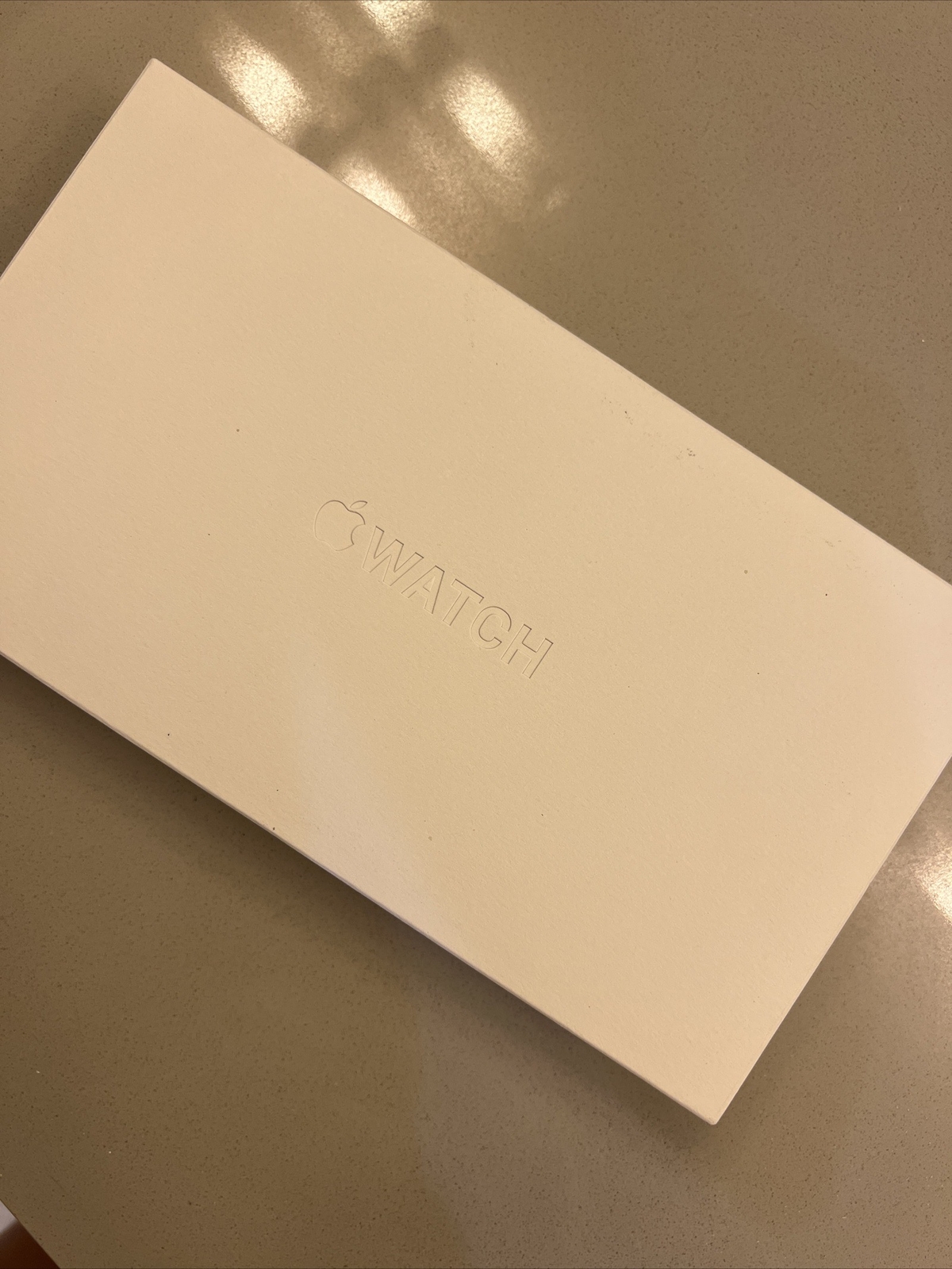NIB Apple Watch Ultra 49mm Titanium Case with Orange Alpine Loop, Medium (GPS