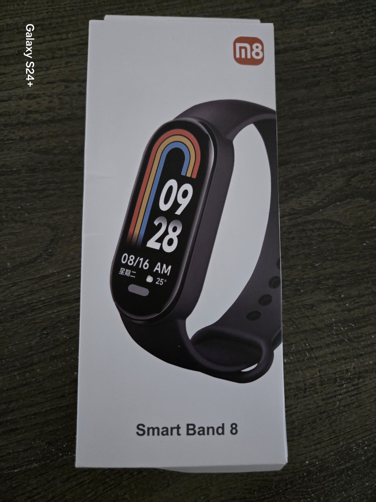 Smart Band 8. Black Band, Magnetic Charging, Bluetooth
