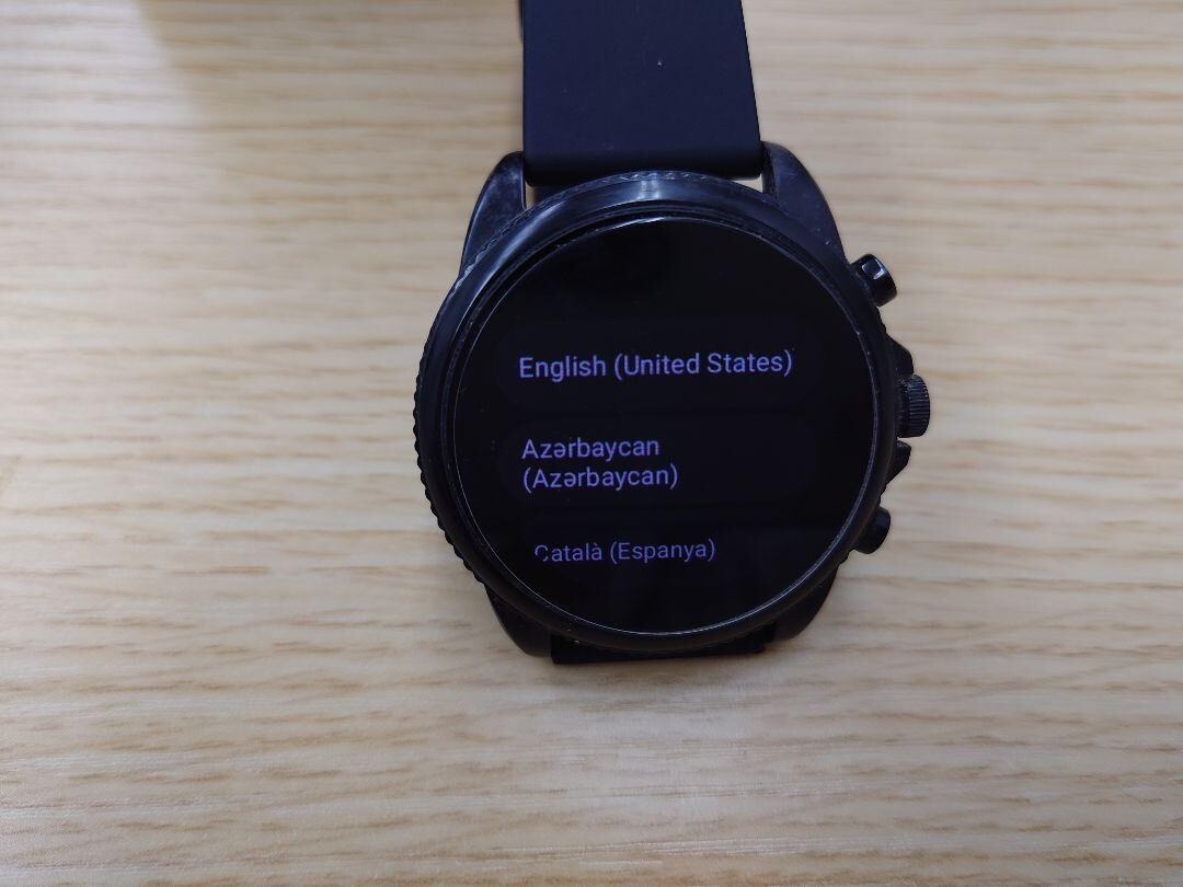 Fossil Gen6 FTW4061 Black Silicone Smartwatch Android Wear OS Touchscreen Rare