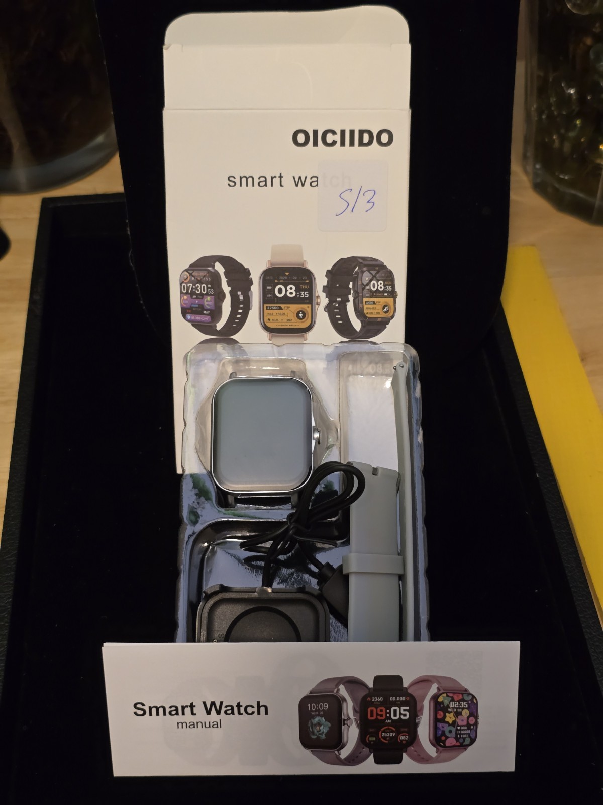 NEW SMART WATCH, OICIIDO, IN BOX W/ PAPERS