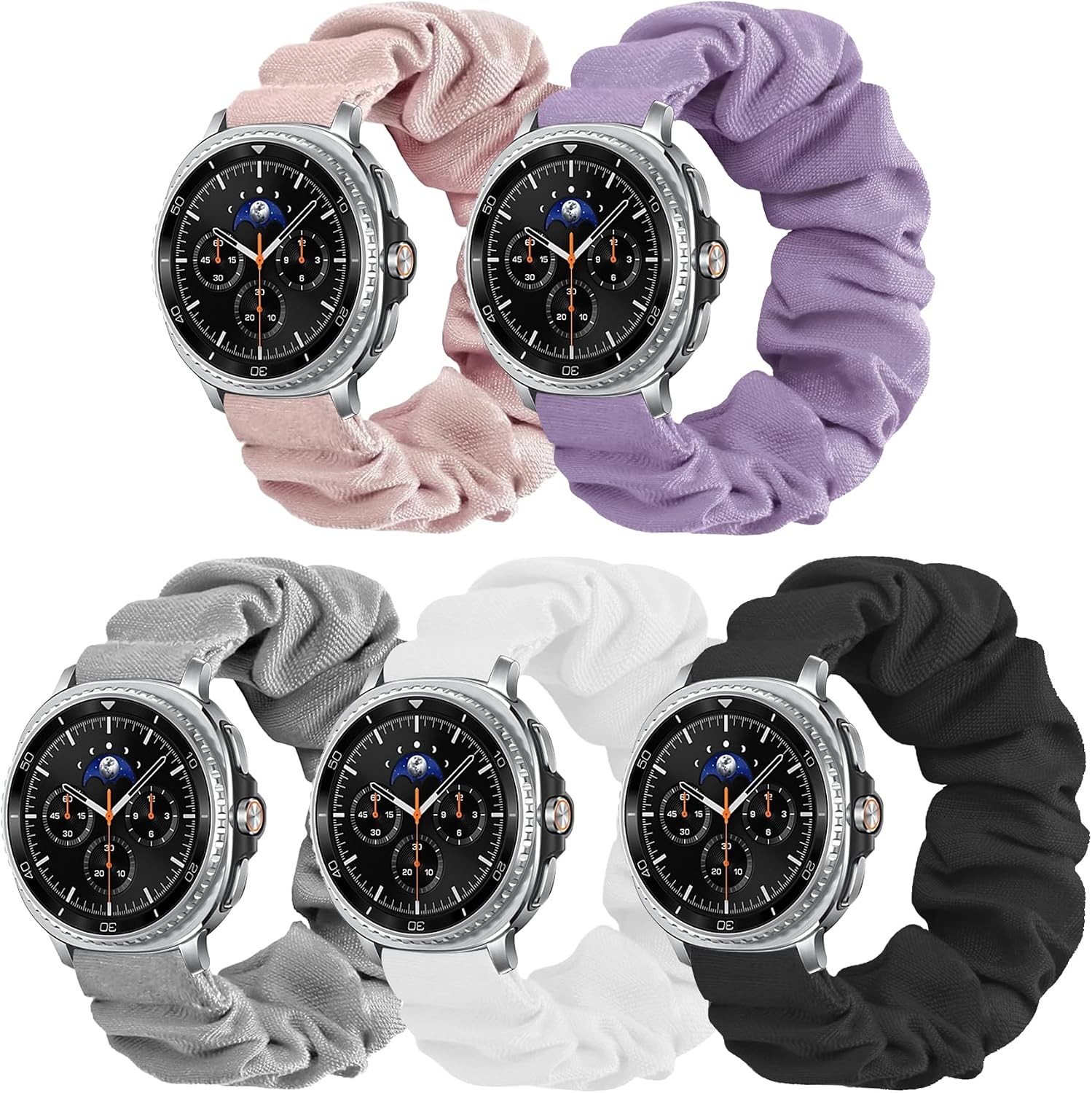 Scrunchie Band Compatible with Samsung Galaxy Watch 8 40mm 44mm
