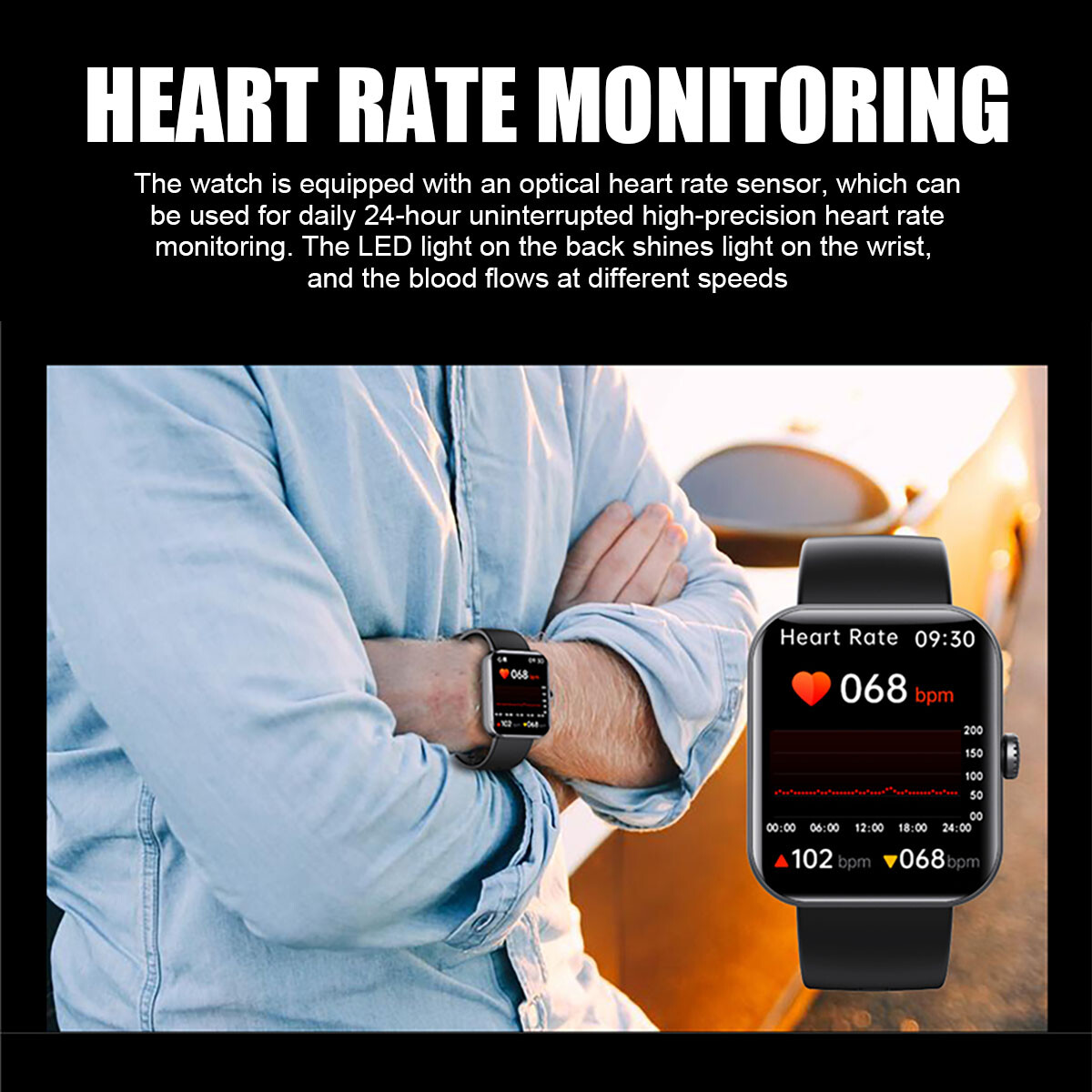 2026 Smart Watch For Men/Women, Waterproof Smartwatch Bluetooth iPhone Samsung