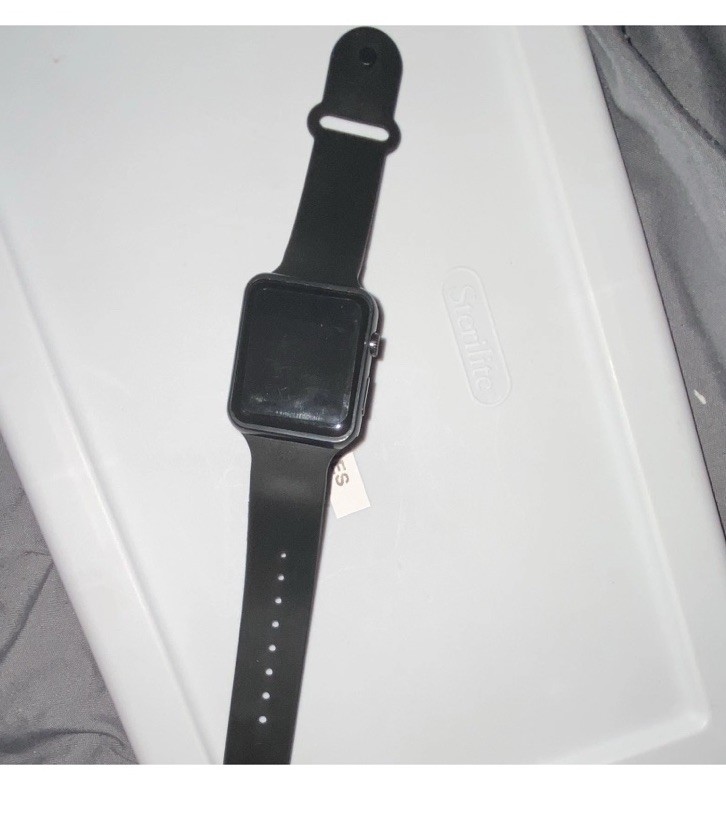 Black digital kid Watch Silicone Band
