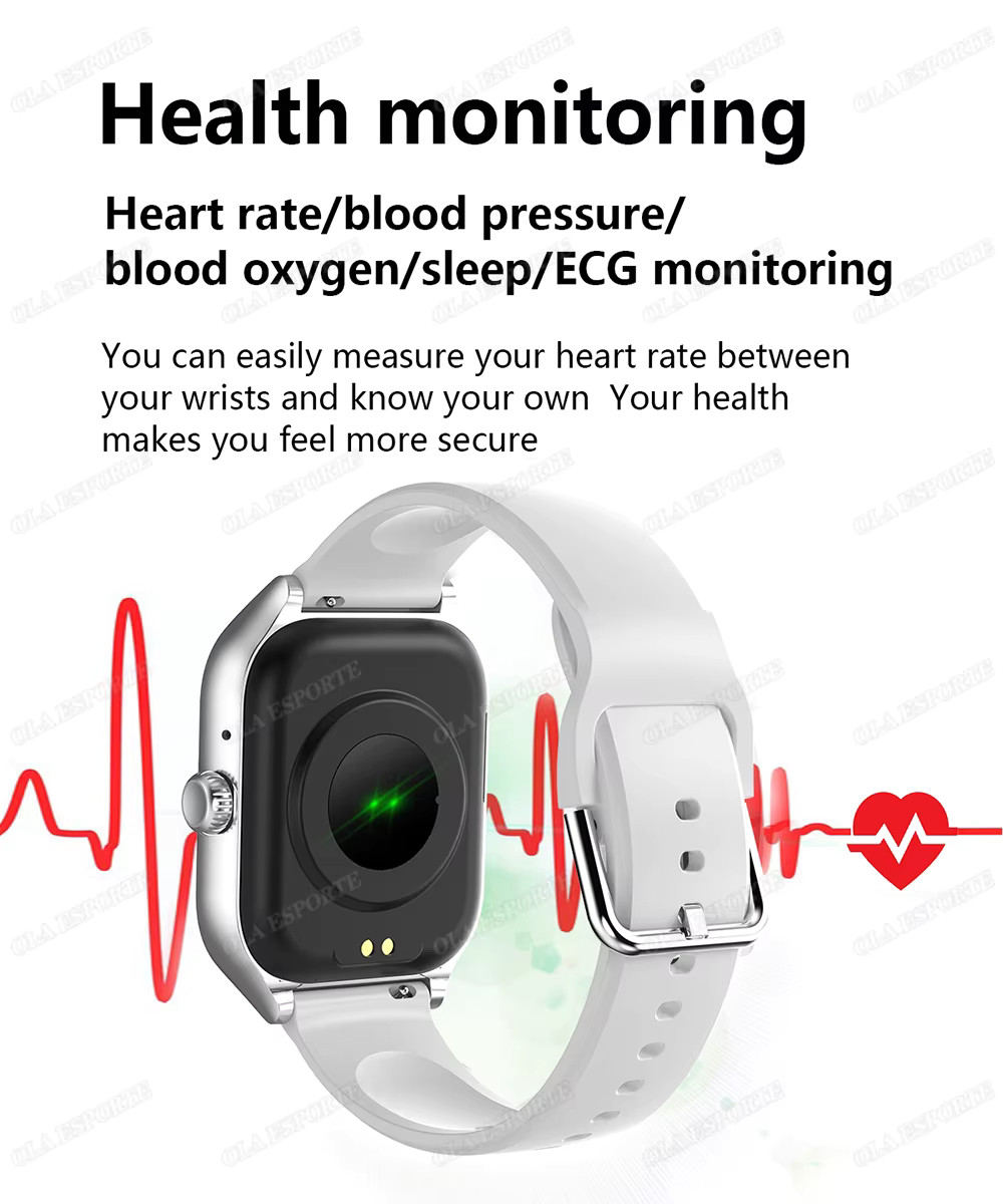 Smart Watch For Android IOS Watches 1.83inch HD Display Bluetooth Call Message A