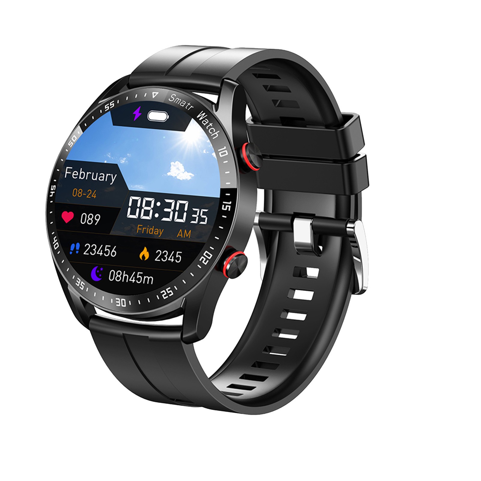 Smart Sports Watch With 1.52 Inch Screen BT Call Health Monitoring Multi-Sp GAKQ