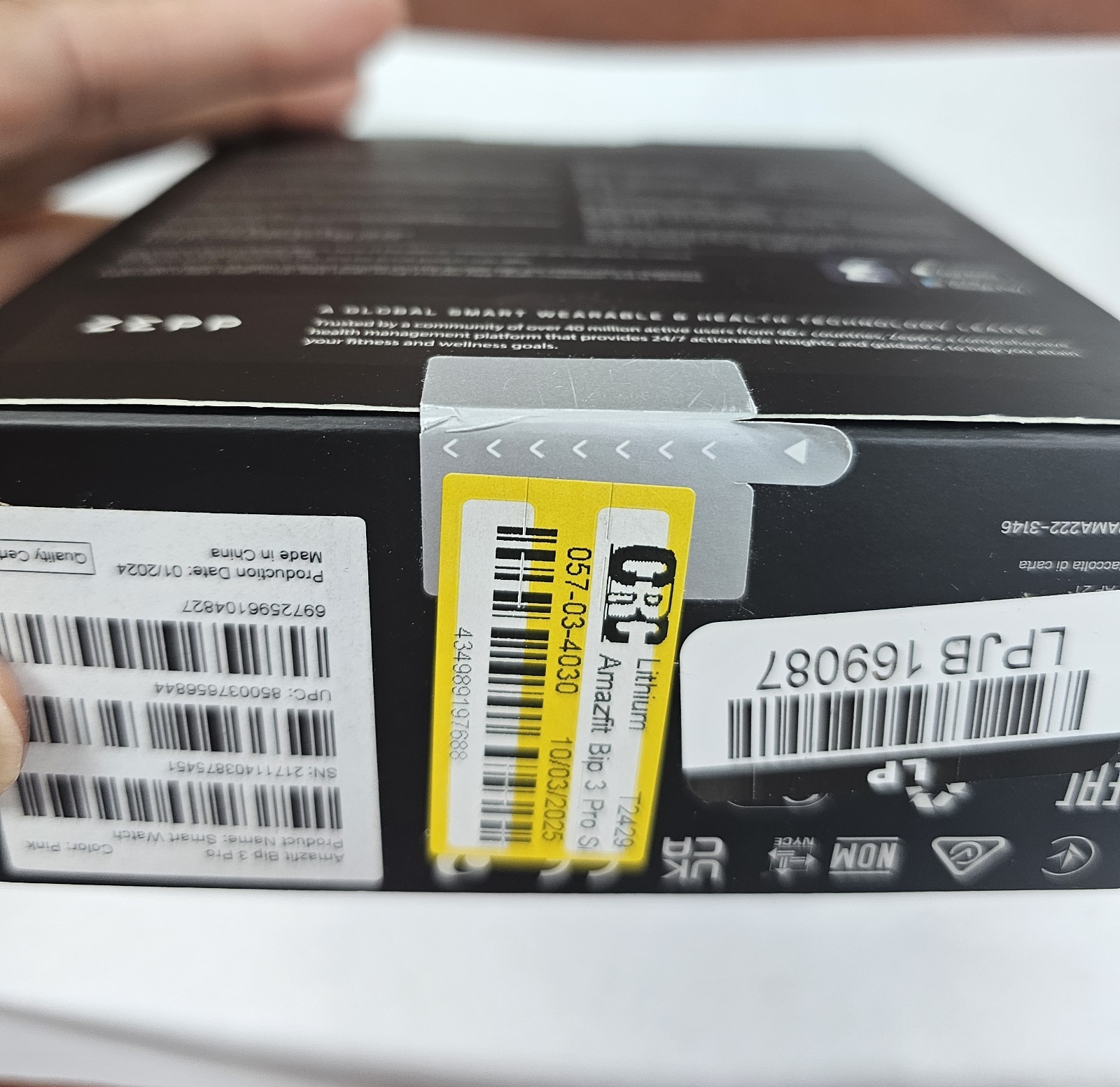 Brand New Amazfit Bip 3 Pro Smartwatch Pink