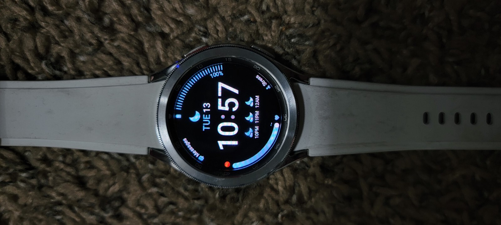 Samsung Galaxy Watch4 Classic SM-R885 42mm Stainless Steel Case with Ridge-Sport
