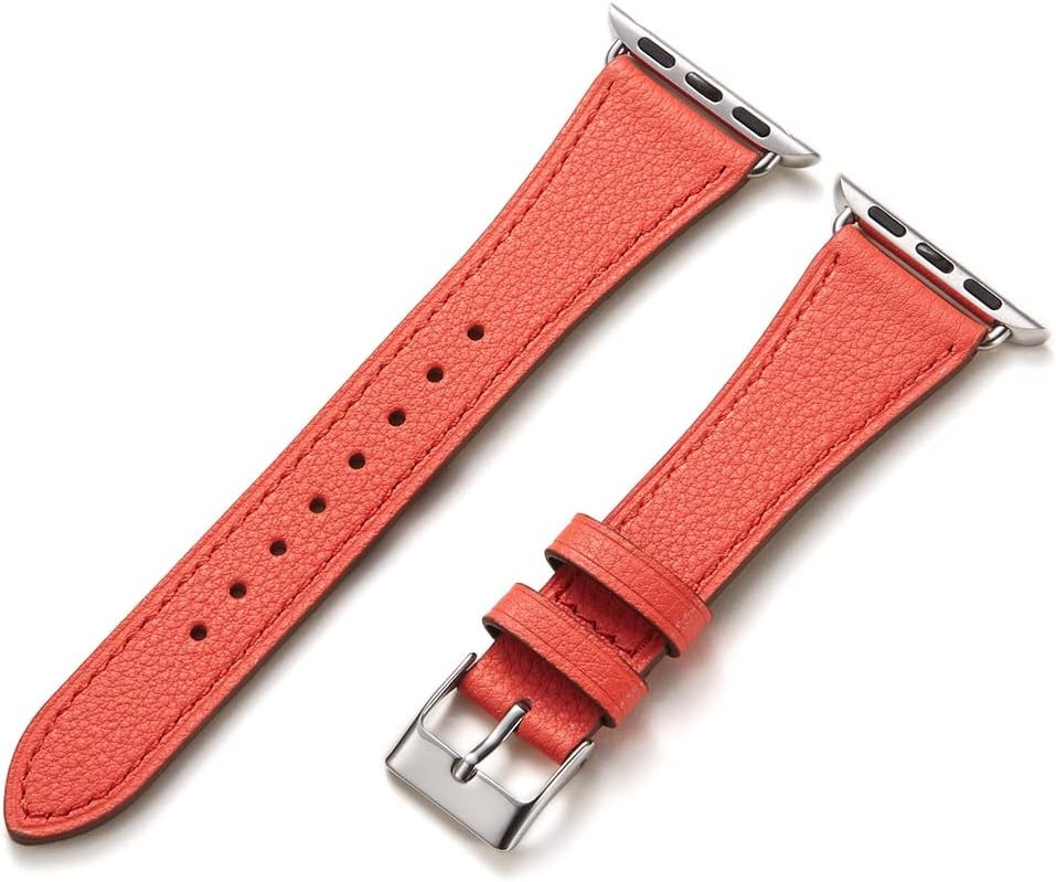 Italian Genuine Leather Strap Compatible with Apple Watch Series 1 42mm 44mm
