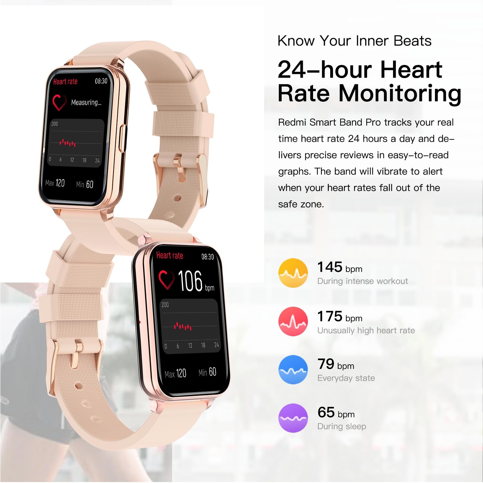 Smart Watch Fitness Tracker Make/Answer Calls for Women Men with Heart Rate B…