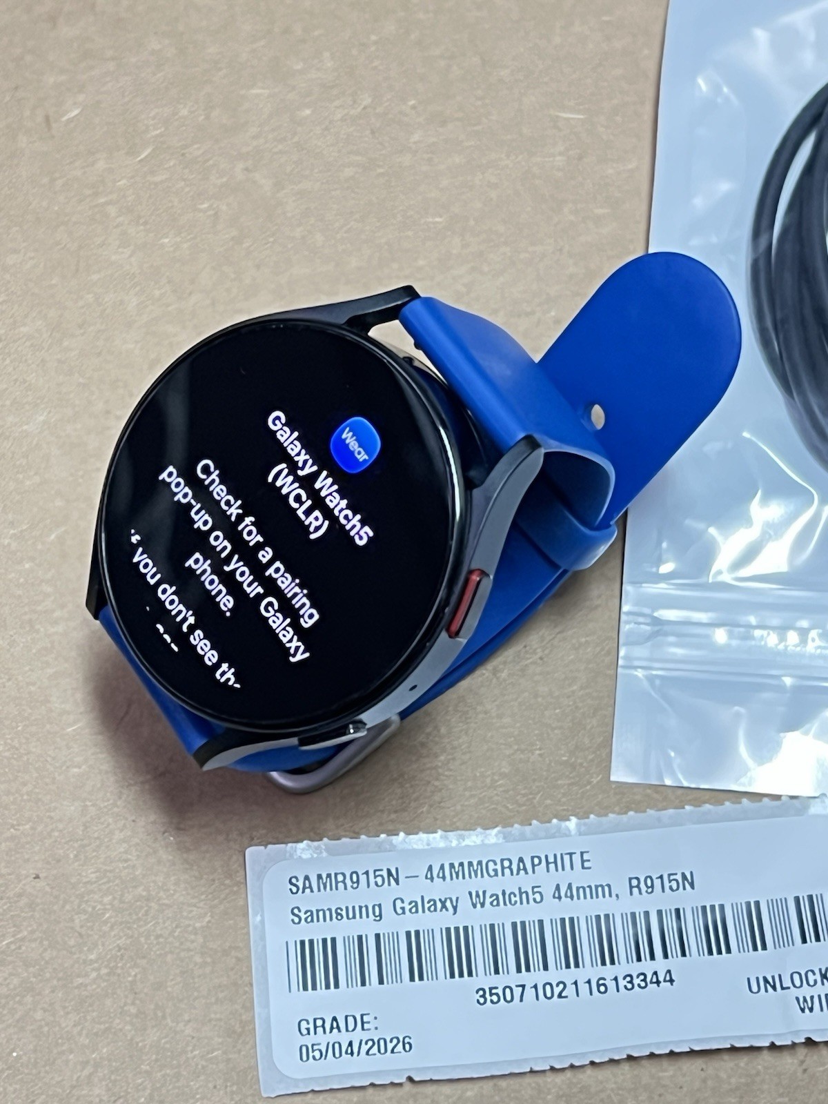 Samsung Galaxy Watch5 44mm Bluetooth GPS Aluminum SM-R915