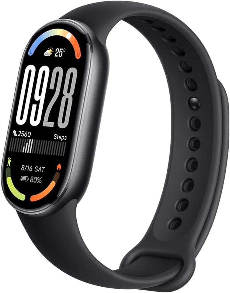 Mi Smart Band 10 (2025) Global Version – 1.72″ AMOLED Display | 21 Days Battery