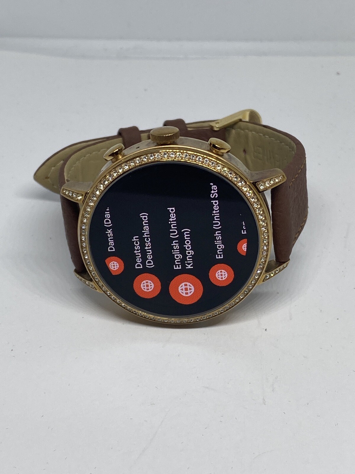 Fossil Gen 4 Authentic Digital Dial Smart Watch Custom Band FTW6015 AB174