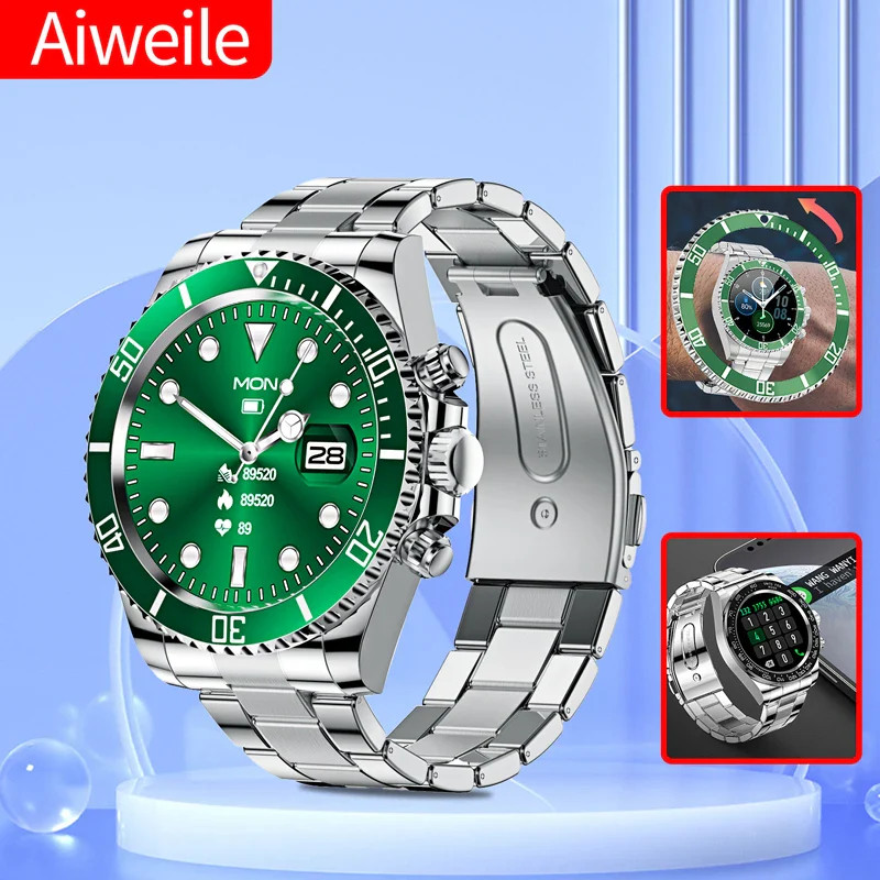 Luxury Smart Watch Blood Pressure Health Sport & Fitness Tracker Waterproof