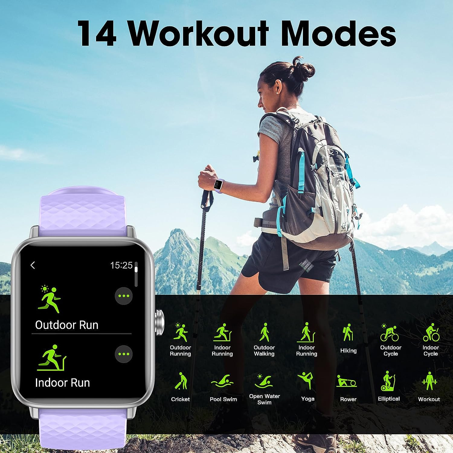 Reloj Inteligente Smart Watch Bluetooth De Mujer for iPhone iOS y Android