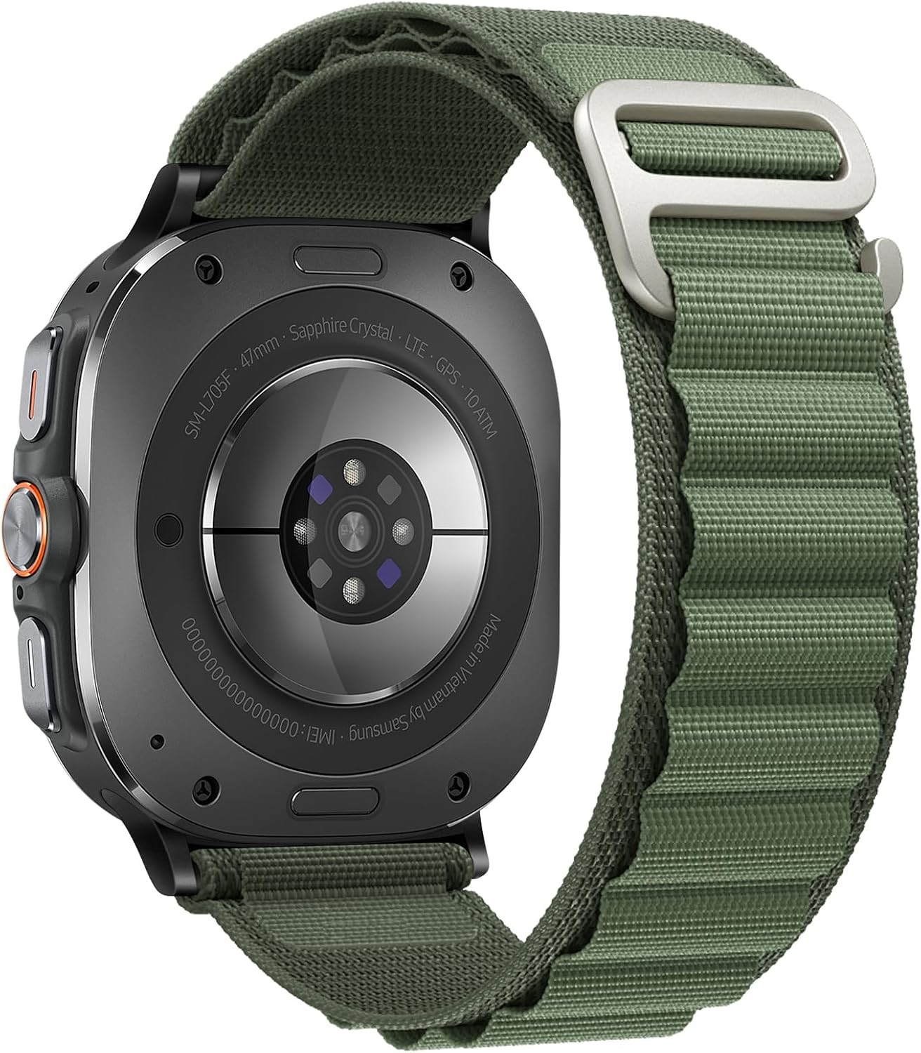 Adjustable Nylon Band for Samsung Galaxy Watch Ultra 47mm – Sport Wrist Strap