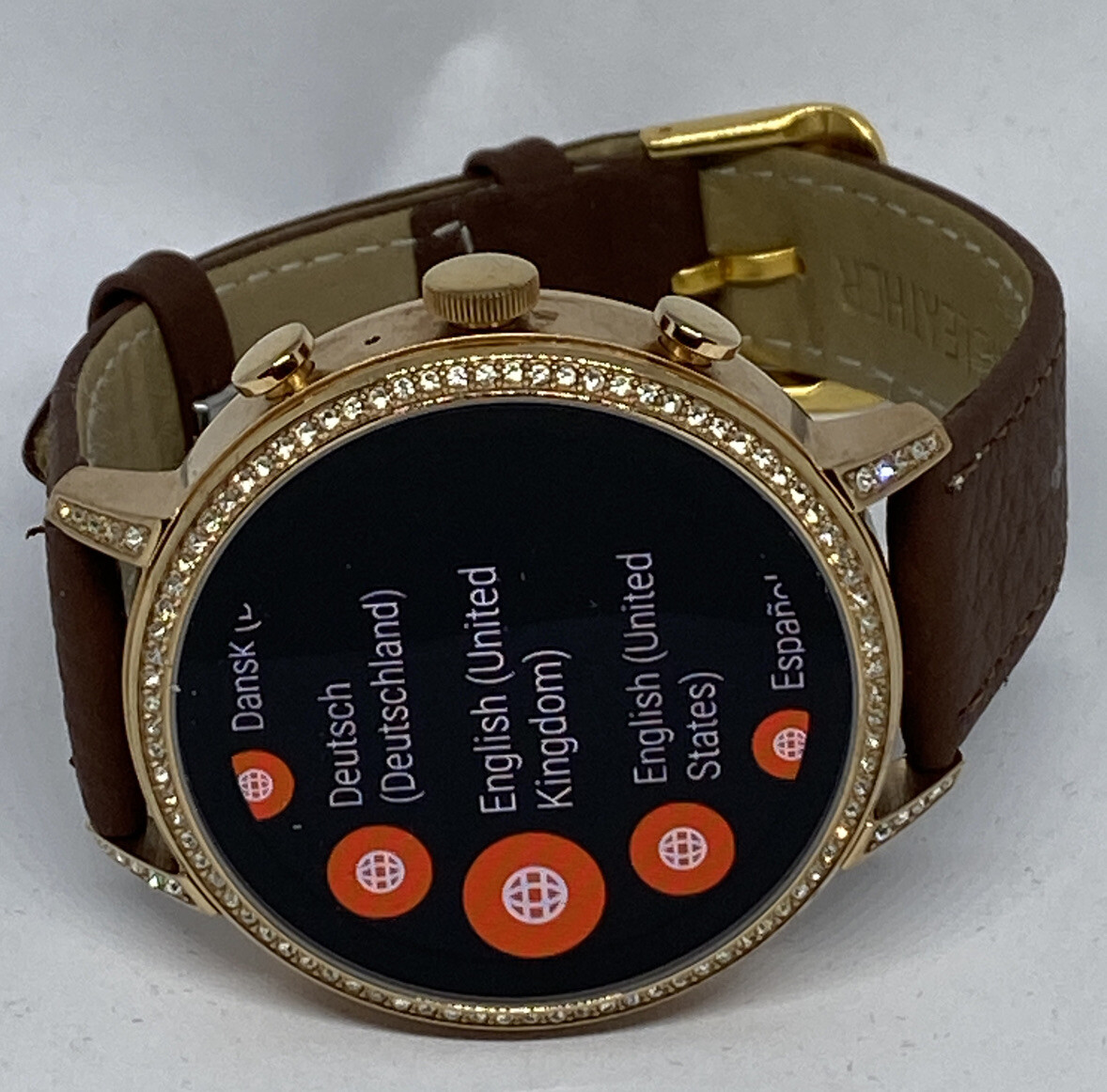 Fossil Gen 4 Authentic Digital Dial Smart Watch Custom Band FTW6011 LT439