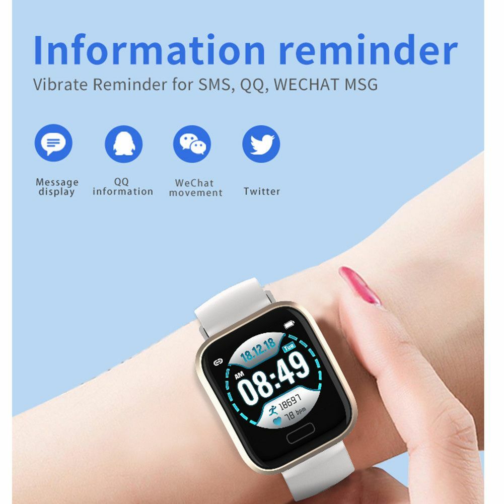 Bluetooth Smart Watch Waterproof Sport Bracelet Call Remind Fitness Bracelet