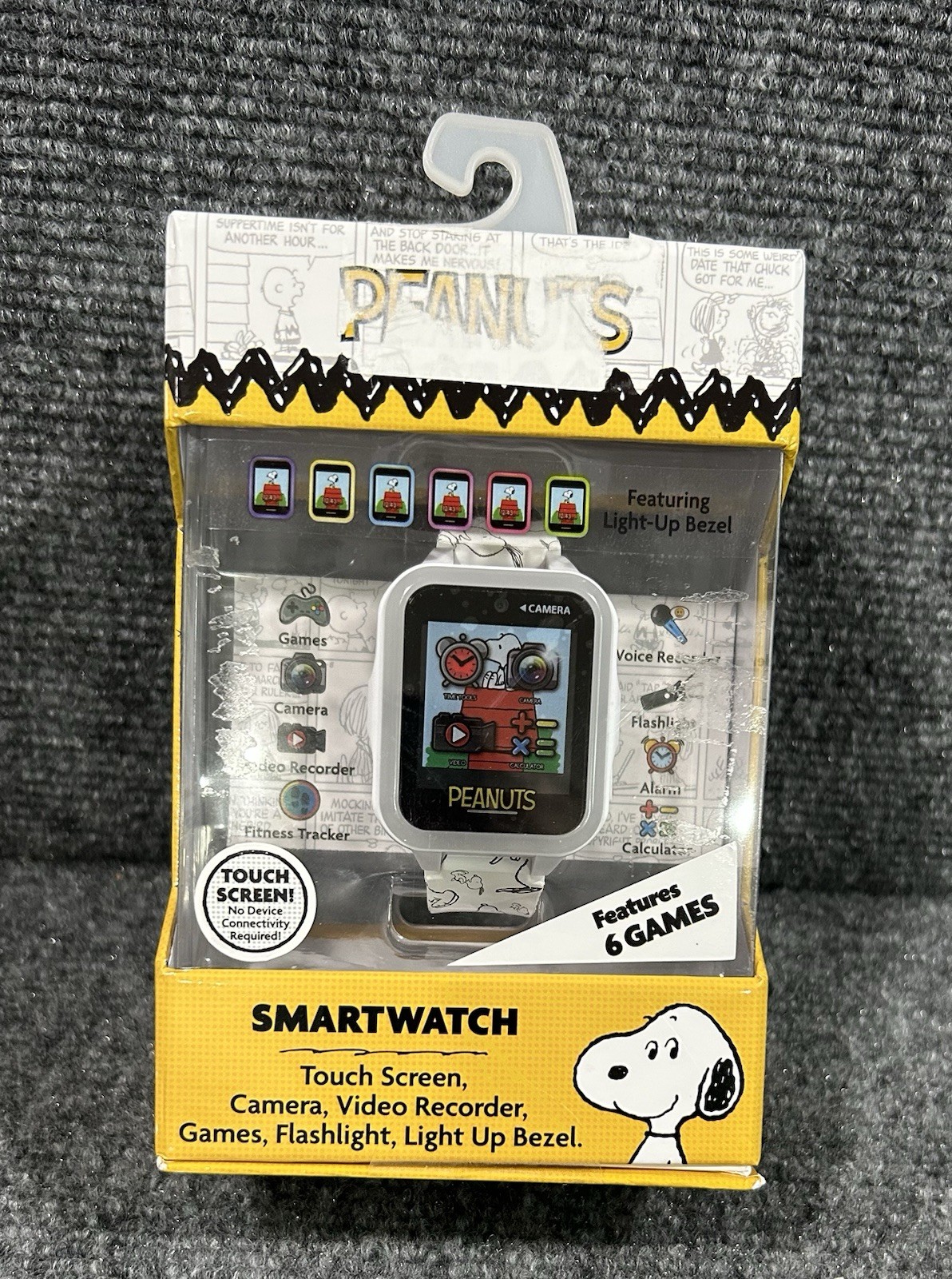 Peanuts Kids Smart Watch Snoopy Digital Interactive Watch Camera Games Tchscreen