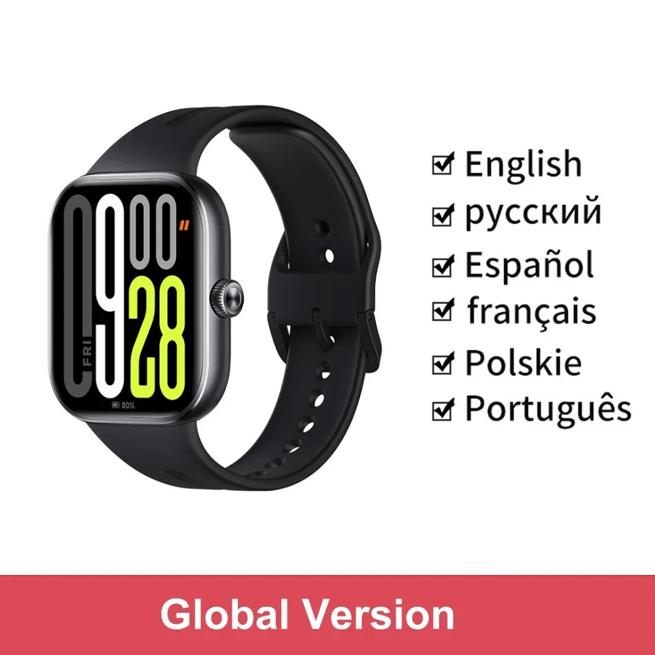Xiaomi Redmi Watch 5 Smartwatch, 2.07″ AMOLED, 24-Day Battery, Bluetooth Calling