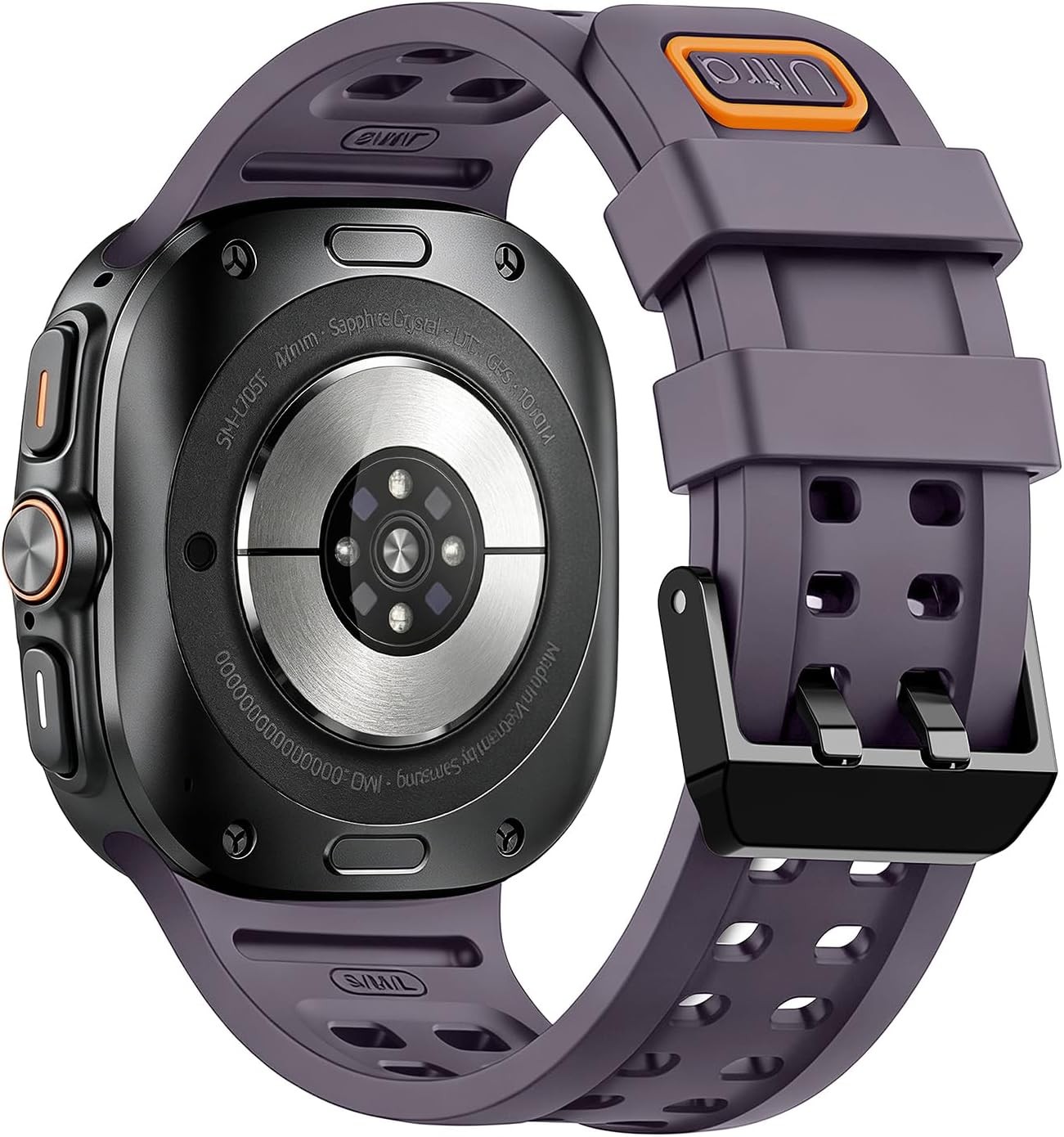 Case For Samsung Galaxy Watch 9/8/7 Ultra 47mm Waterproof Silicone Band