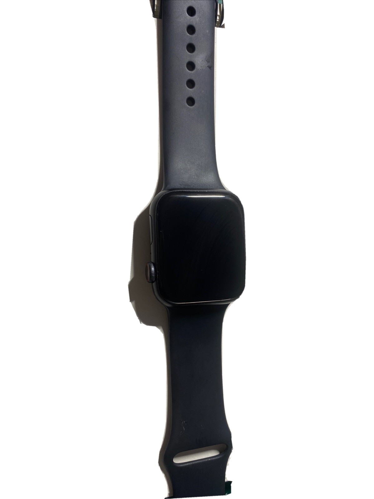 Apple Watch Series 5 44mm Space Gray Aluminium Case with Black Sport Band – S/M