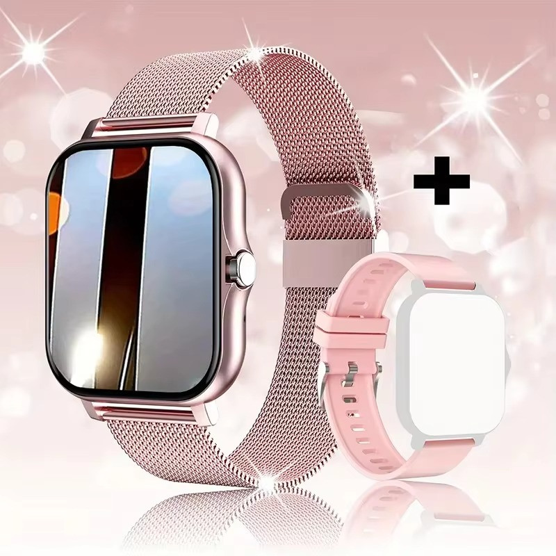 LAXASFIT Smart Watch Bluetooth Call Fitness Tracker Heart Rate Monitor