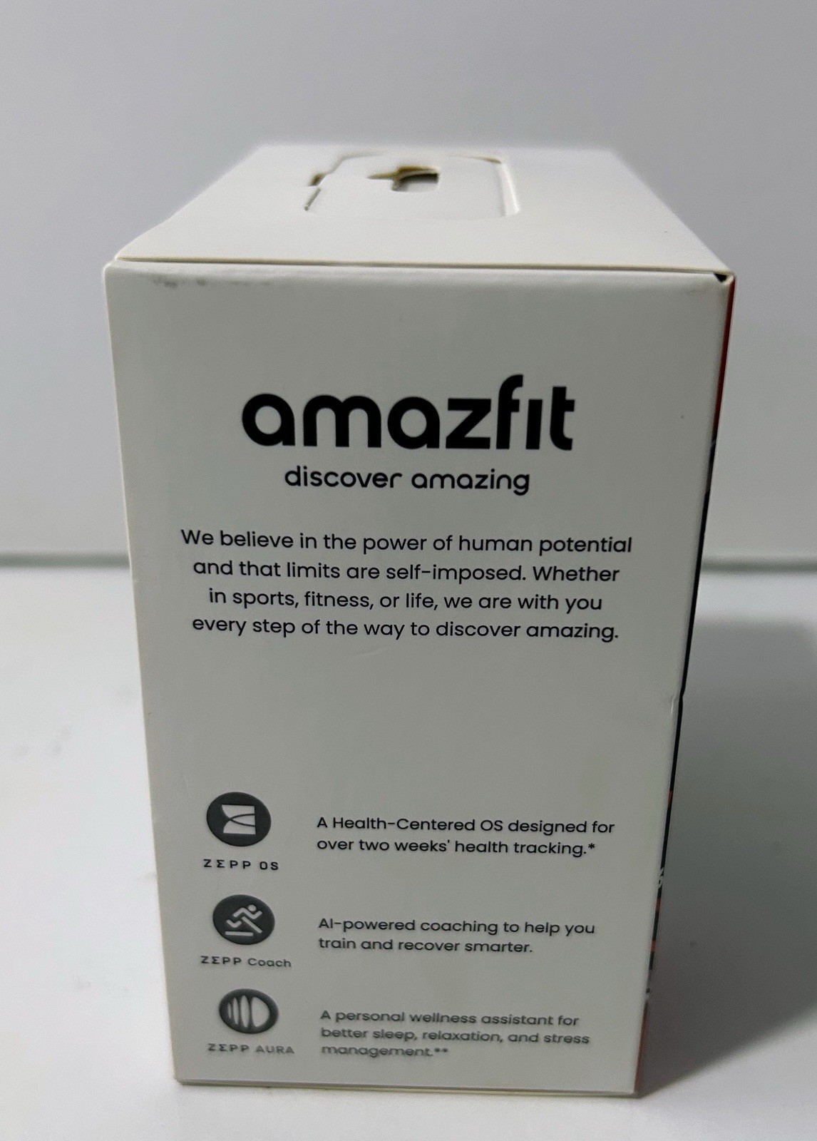 Amazfit Active 2 Round Smart Watch 44mm Red Silicone Band Bluetooth | A2437