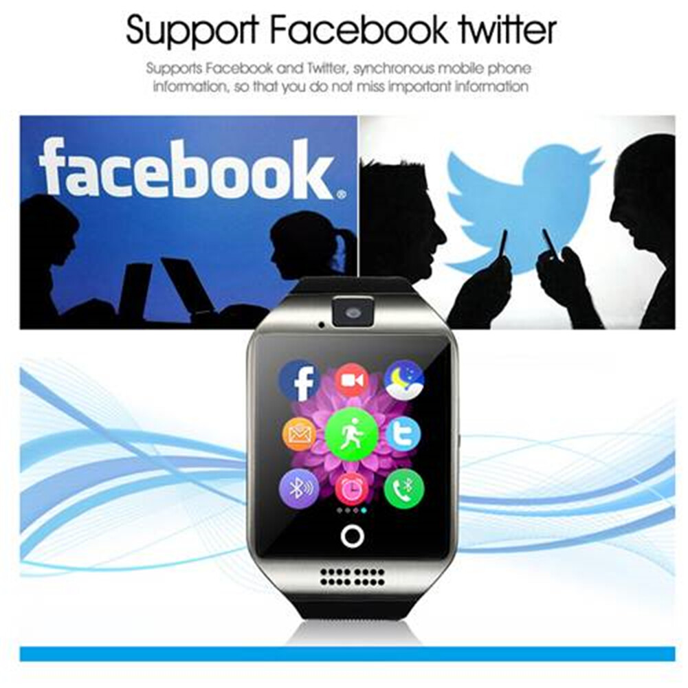 SmartWatch Bluetooth Wristwatch Sport Fitness Tracker Unlocked Phone For Android