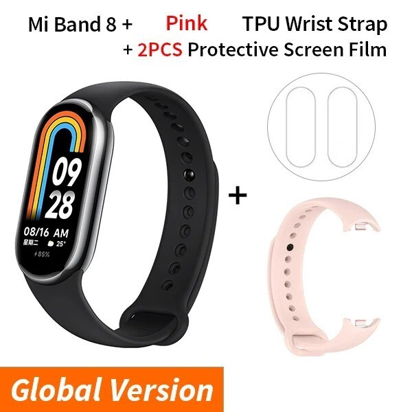 Xiaomi Mi Band 8 Smart Bracelet AMOLED Screen Blood Oxygen Monitoring Bluetooth