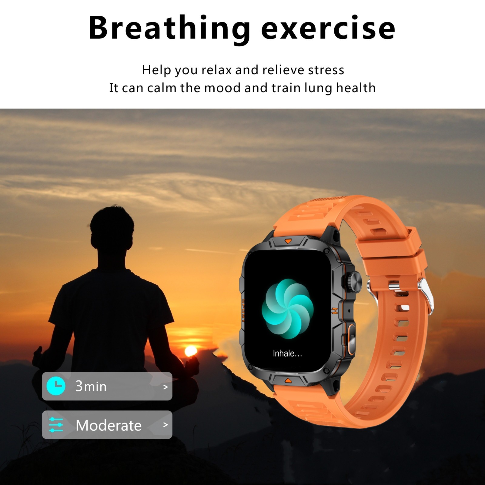 Military Smart Watch For Men Women Answer/Make Call Heart Rate Fitness Tracker