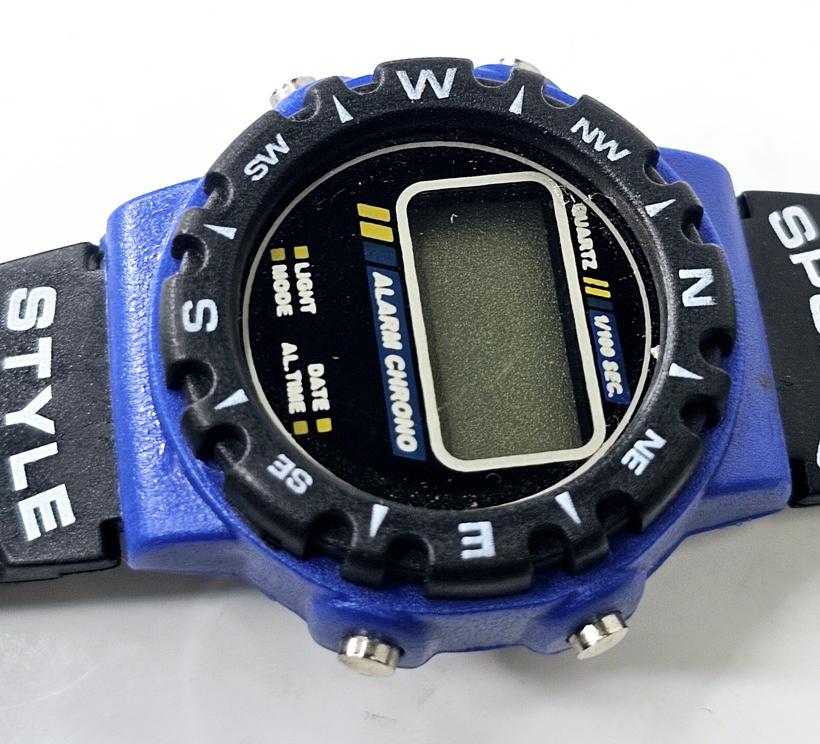 U.S. News Multi-Alarm Sports 1/100 Sec. Chronograph Used Konik & Co. Watch VGC
