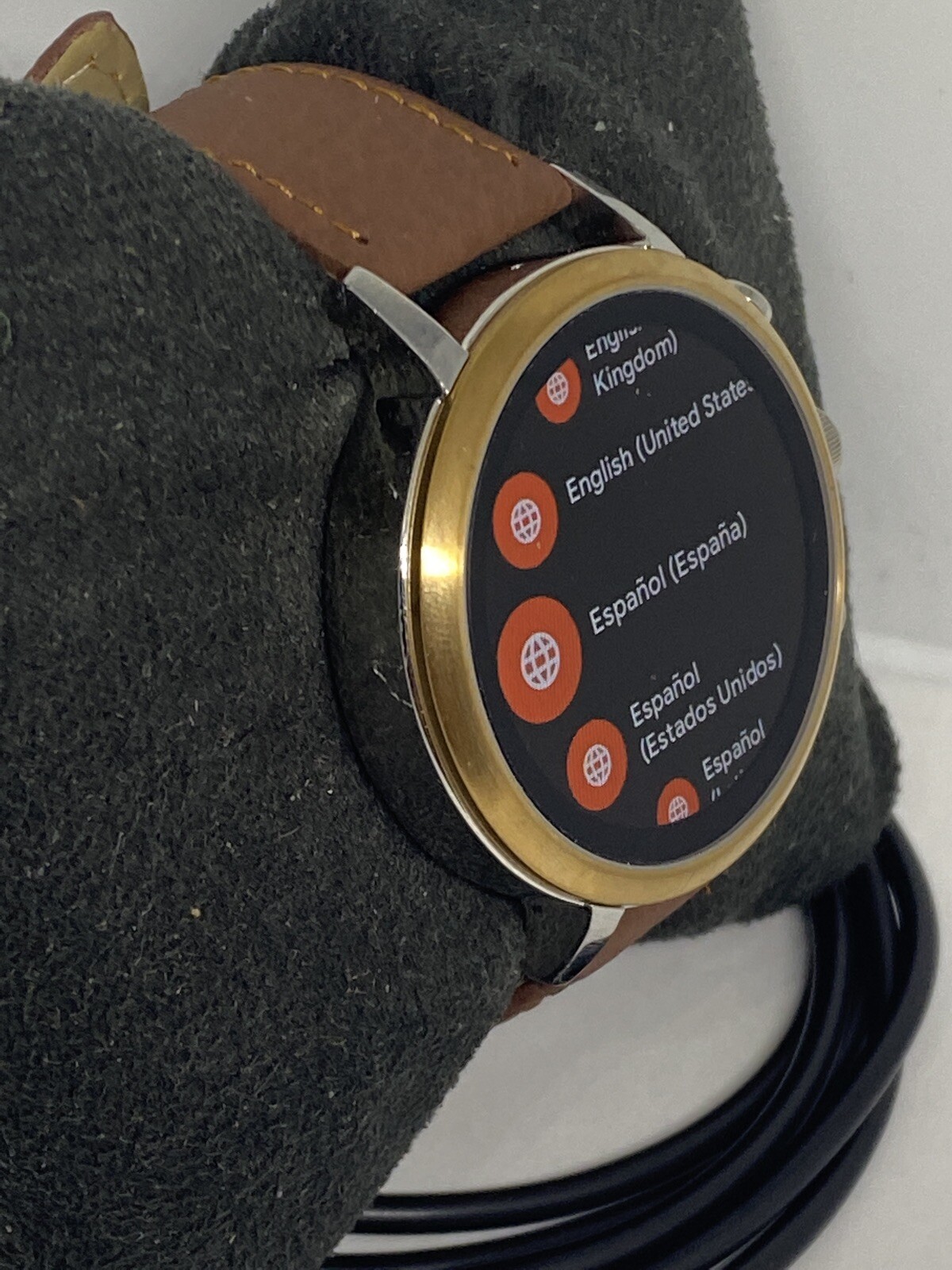 Fossil Gen 4 Authentic Digital Dial Smart Watch Custom Band FTW6016 AB471