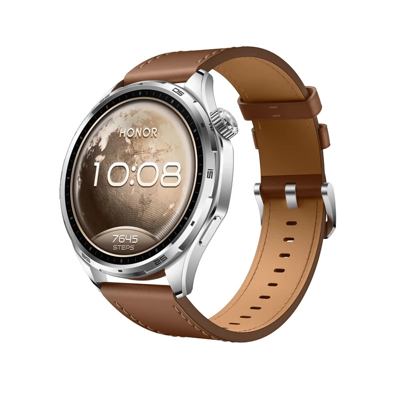 HONOR Watch 6 Rome-B09C Standard BT 32MB+4GB Twilight Brown Brown Leather Strap