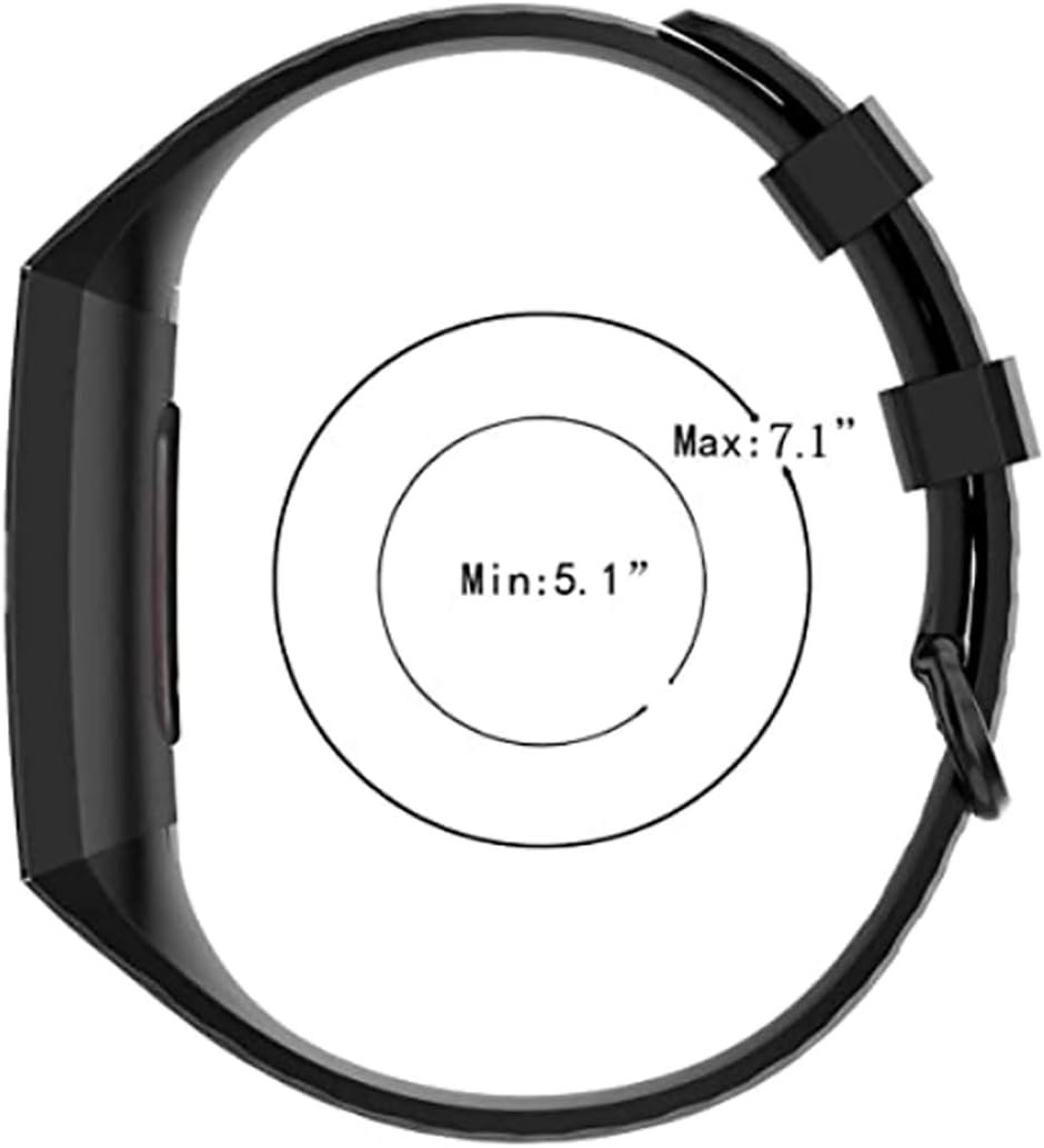 Silicone Strap Compatible with Fitbit Charge 4 / Charge 3