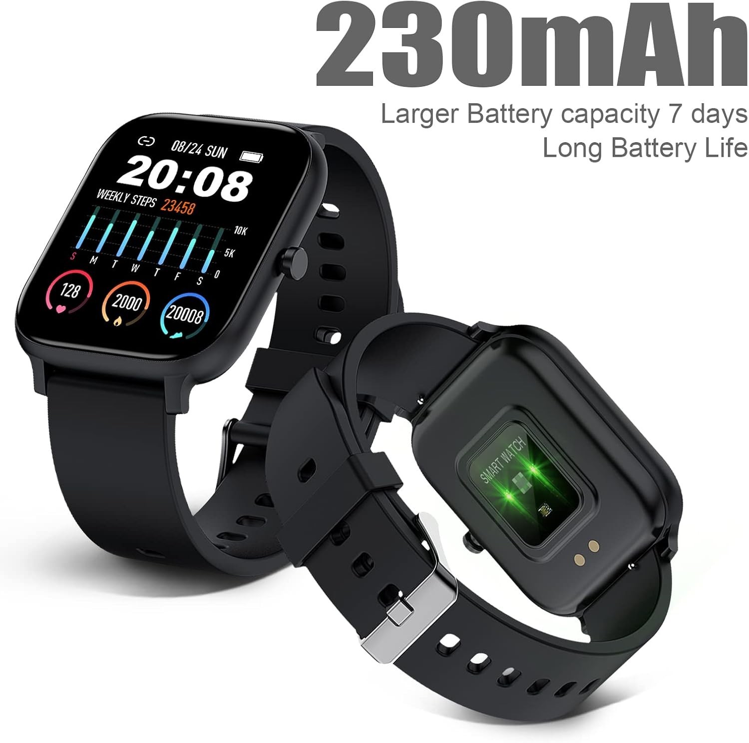 Reloj Inteligente de Mujer Hombre para Iphone Apple Samsung Android y Bluetooth
