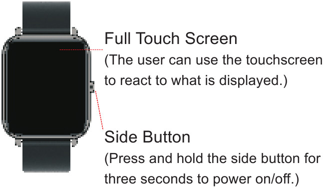 Popglory P22 Smart Watch and Health Tracker – Pink – IOS and Android Compatible